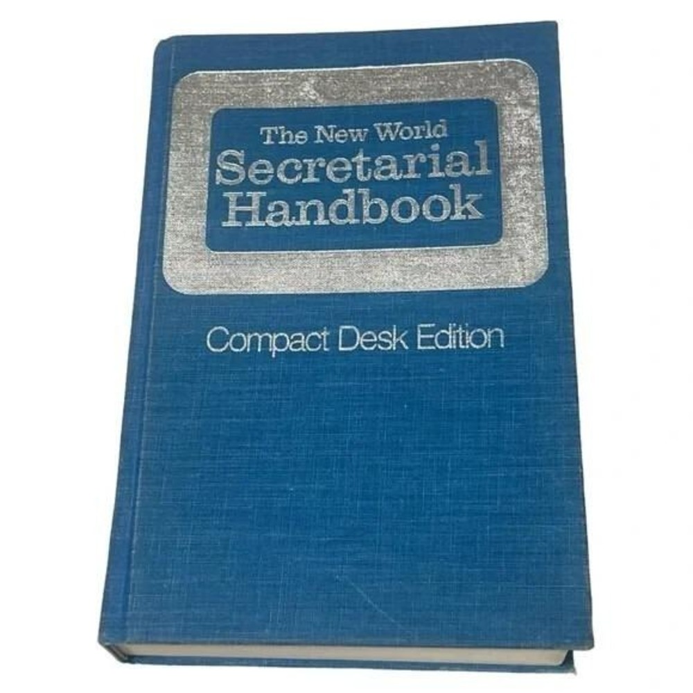 The New World Secretarial Handbook Compact Desk Edition AE Klein PhD Vintage